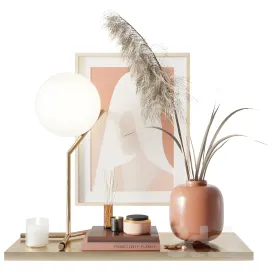 Decorative with pampas grass
